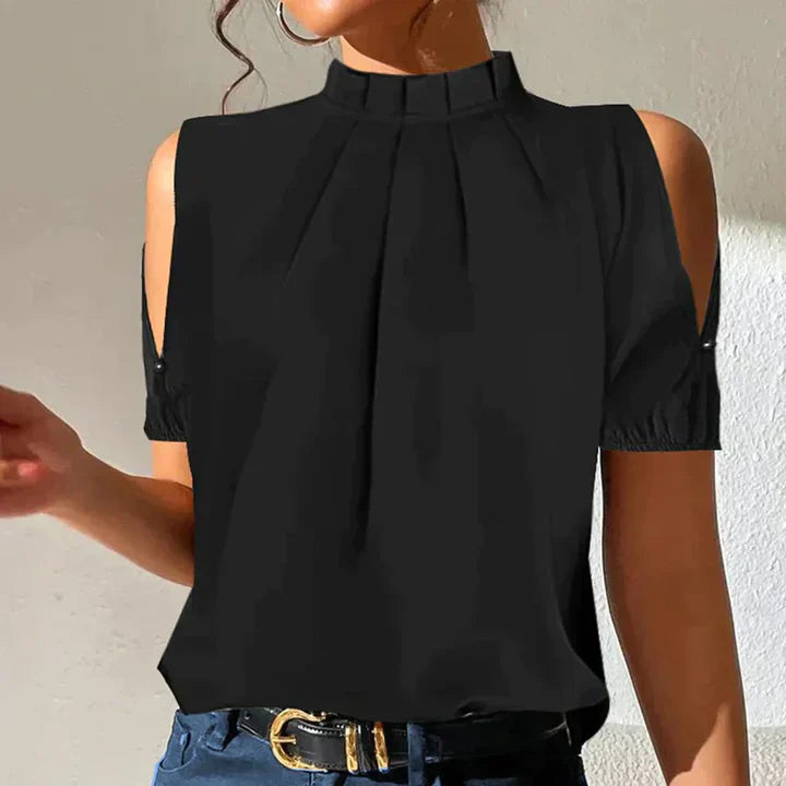 Chique en comfortabel: elegante off-shoulder damestop