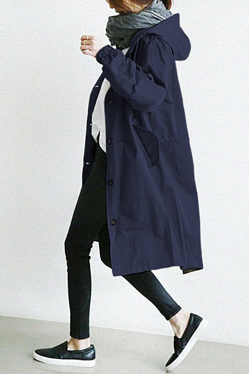 Bellerue - waterdichte trenchcoat met capuchon