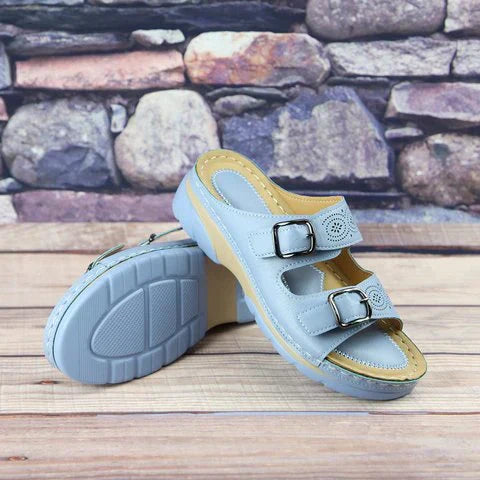 Orthopedische leren sandalen | glayza