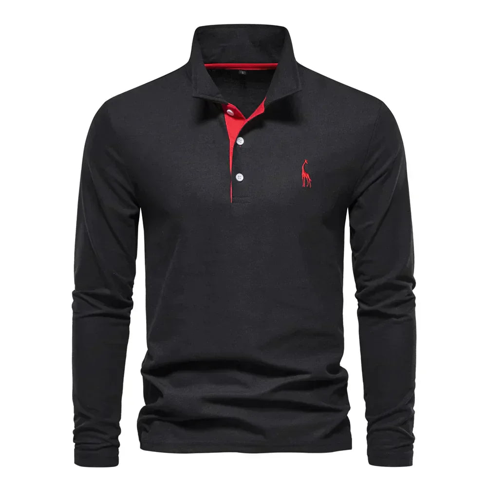Poloshirt met lange mouwen - lyle