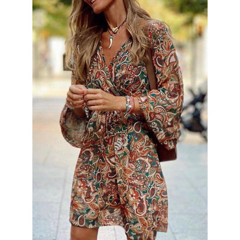 Zomerbries boho-jurk voor dames