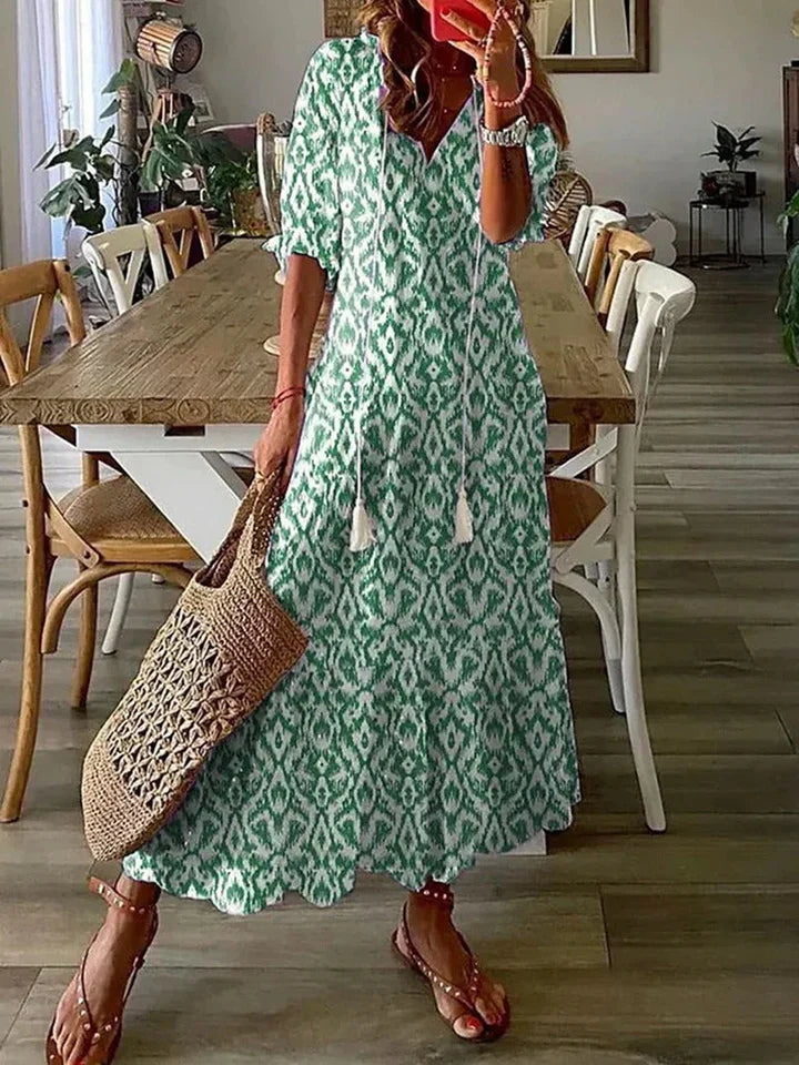 Bettina | Boheemse maxi-jurk