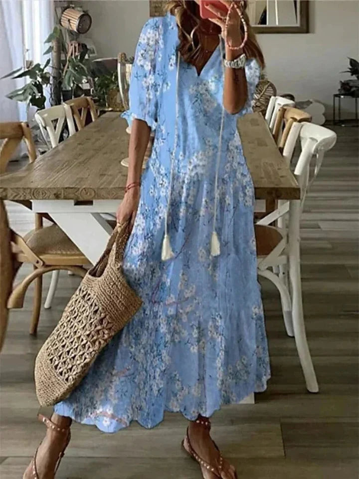 Bettina | Boheemse maxi-jurk