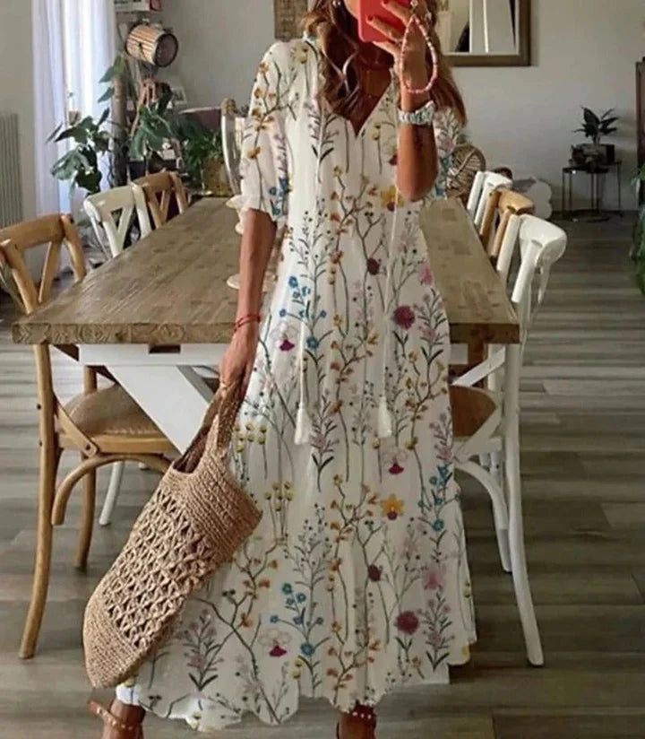 Bettina | Boheemse maxi-jurk