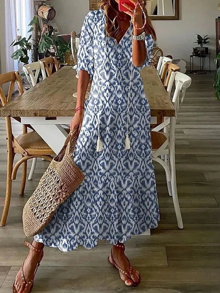 Bettina | Boheemse maxi-jurk