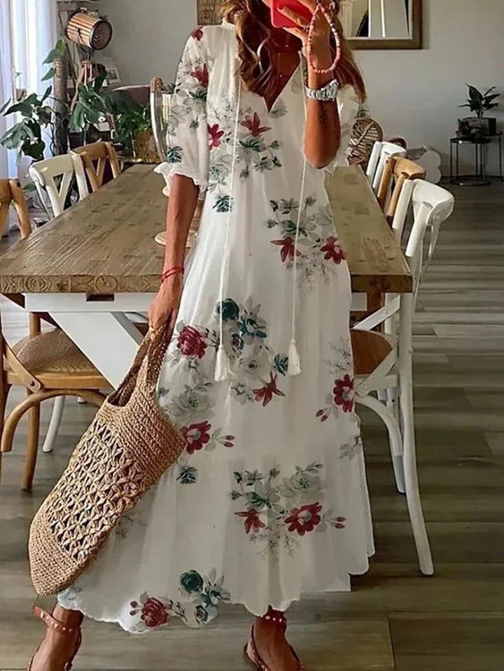 Bettina | Boheemse maxi-jurk