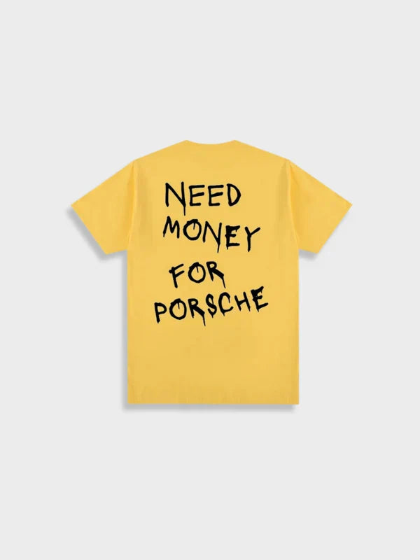 Geld nodig voor een Porsche t-shirt